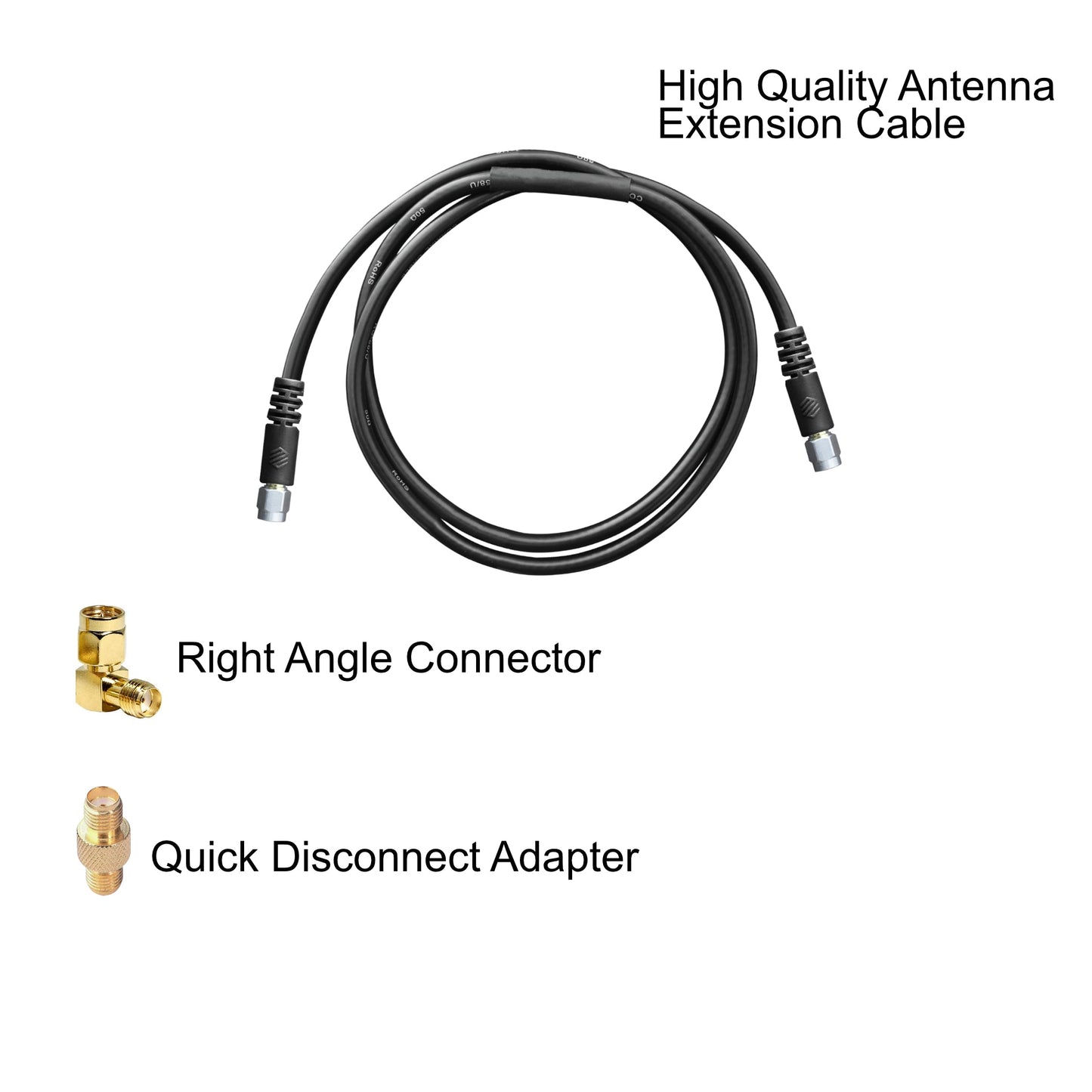 Tactical Antenna Relocation Kit(No Antenna Pouch) - Kenwood TK & NX Series Radios