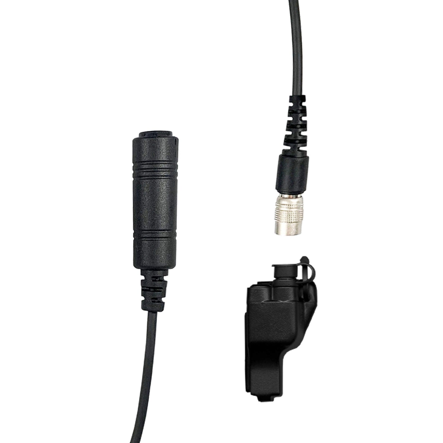 Tactical Radio Connector Cable & Push To Talk Adapter for Headset: NATO/Military Wiring, Gentex, Ops-Core, OTTO, Select Peltor Models, Helicopter - Motorola: XTS Series, HT/JT1000, MT/MTS2000, MTX838/900/8000/9000, PR1500 & More