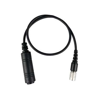 Tactical Radio Connector Cable & Push To Talk Adapter for Headset: US/Civilian Wiring, Select ComTac III Models and Select Helicopter Headsets - Harris & M/A-Com 700P/Pi, 710P, P5100 / P7100 / P7200 Series & More