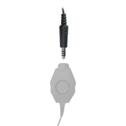 PolTact V1 Tactical Comms Headset w/ Active Hearing Protection - Headset Only - NATO Wired