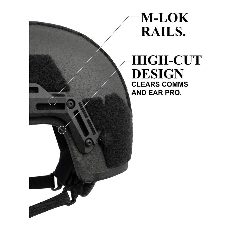 ATE® GEN2 Ballistic Helmet | NIJ IIIA High-Cut – Hard Head Veterans