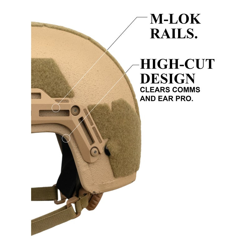ATE® GEN2 Ballistic Helmet | NIJ IIIA High-Cut – Hard Head Veterans