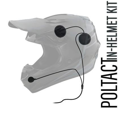 Competition/Race In-Helmet & Push To Talk Kit - 2 Pin Kenwood, Baofeng, BTECH, Rugged Radios, Diga-Talk, TYT, AnyTone, Alinco, Relm/BK Radio, Quansheng, Wouxon, Retevis, Rocky Talkie Mountain Radio