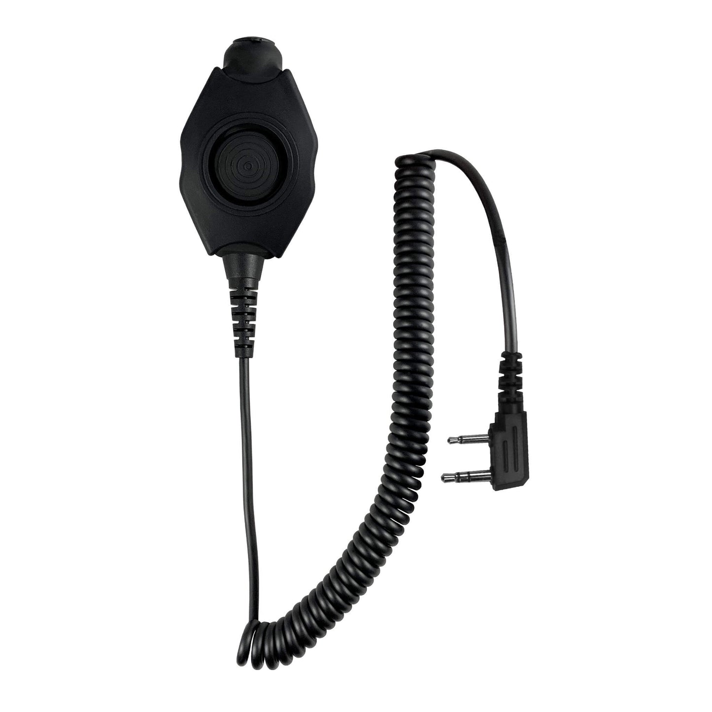 PolTact V2 Tactical Comms Helmet Headset w/ Active Hearing Protection - For Midland 2-Pin Radios (GXT/LXT Series)