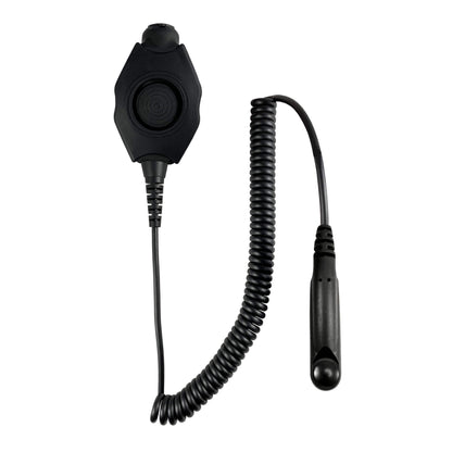 Tactical Radio Push to Talk(PTT) for Headset: NATO/Military Wiring, Gentex, Ops-Core, OTTO, 3M Peltor ComTac, XPI, Helicopter, & More - Relm/BK Radio Complete KNG & KNG2 Series