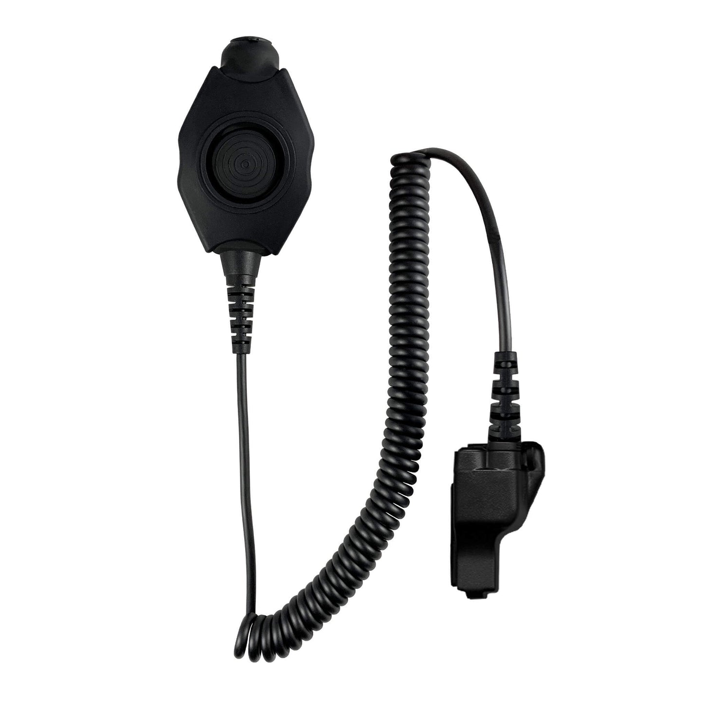 Tactical Radio Adapter/PTT for Headset: NATO/Military Wiring, Gentex, Ops-Core, OTTO, 3M Peltor ComTac, XPI, Helicopter, & More - EF Johnson: All 51, 5000, 5100, 7700, 8100 Series, Ascend, Kenwood VP400, VP600, VP900 & More