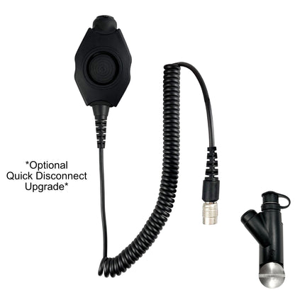 PolTact V2 Tactical Comms Helmet Headset w/ Active Hearing Protection - Harris: XL-150/P, XG-100/P, XL-185/P/Pi, XL-200/P/Pi, XL-400