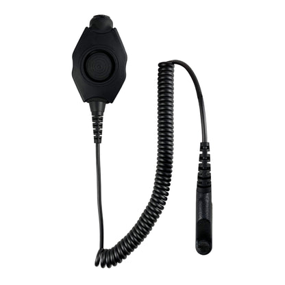 PolTact V1 Tactical Comms Headset w/ Active Hearing Protection - Motorola/Retevis/Ailunce: EX500/560/XLS, EX600/600/XLS, GL2000, GP328/338/PLUS, RT Series, HD1, HD2, Siyata, Simoco & More