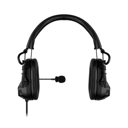 PolTact V1 Tactical Comms Headset w/ Active Hearing Protection - Motorola: APX (Apex) Series, XPR Series, SRX2200, & More