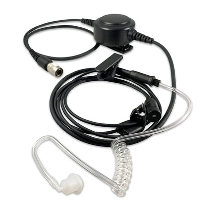Tactical Mic / Earpiece / PTT Kit With Quick Disconnect (Hirose) Connector - Motorola: APX (Apex) Series, XPR Series, SRX2200, & More