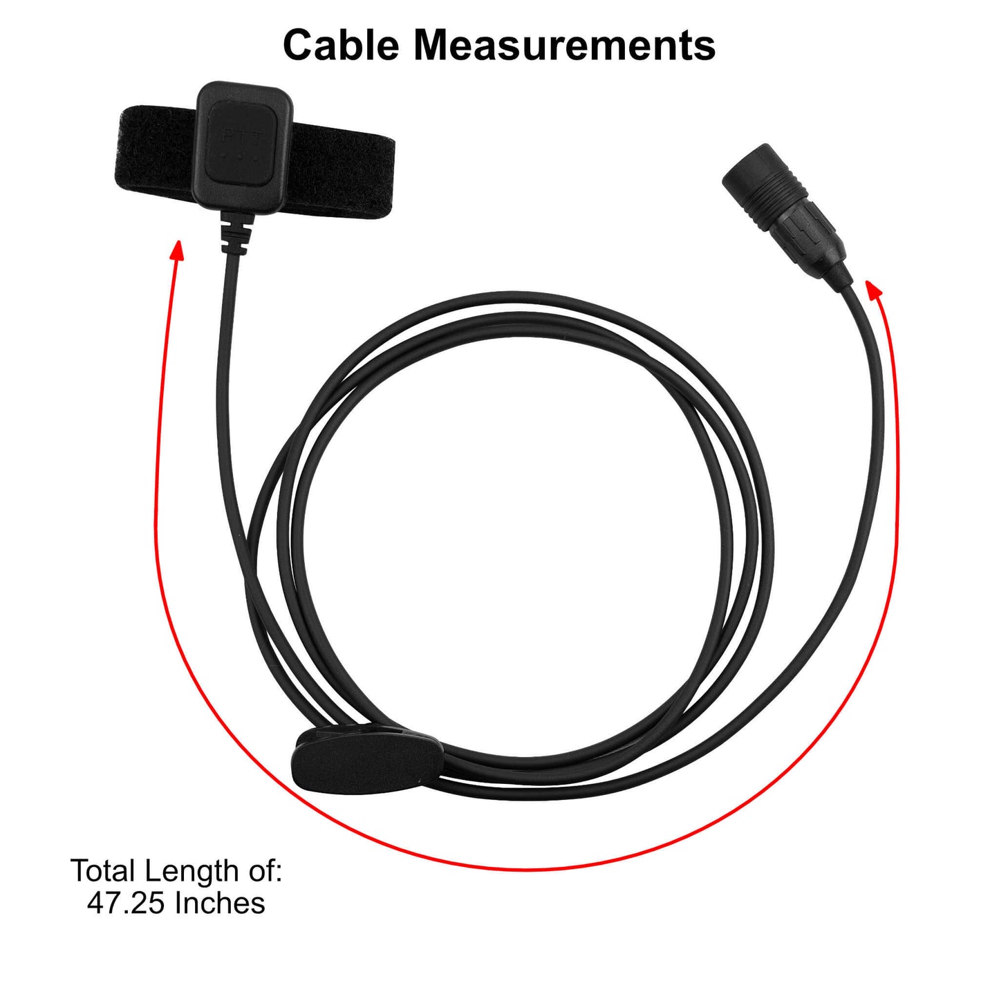 In Helmet & Push To Talk Kit - Quick Disconnect (Hirose): Harris/Tait TP3000/7110/7100/8000/9000 Series