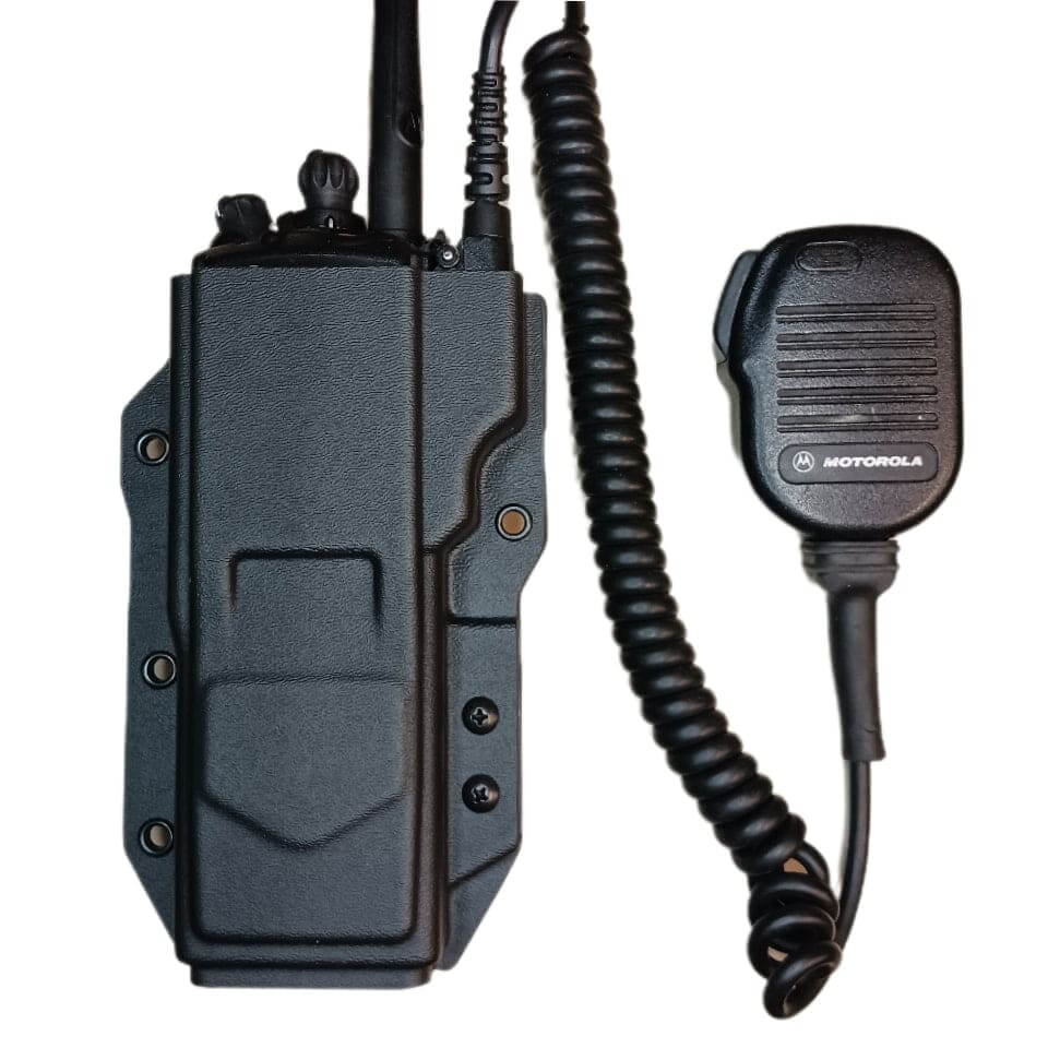 Motorola XTS 5000 radio holder ambidextrous holster front view