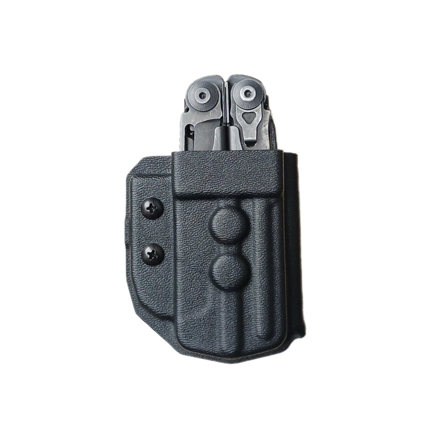 Main view of durable Leatherman Surge holder with adjustable retention for tactical gear