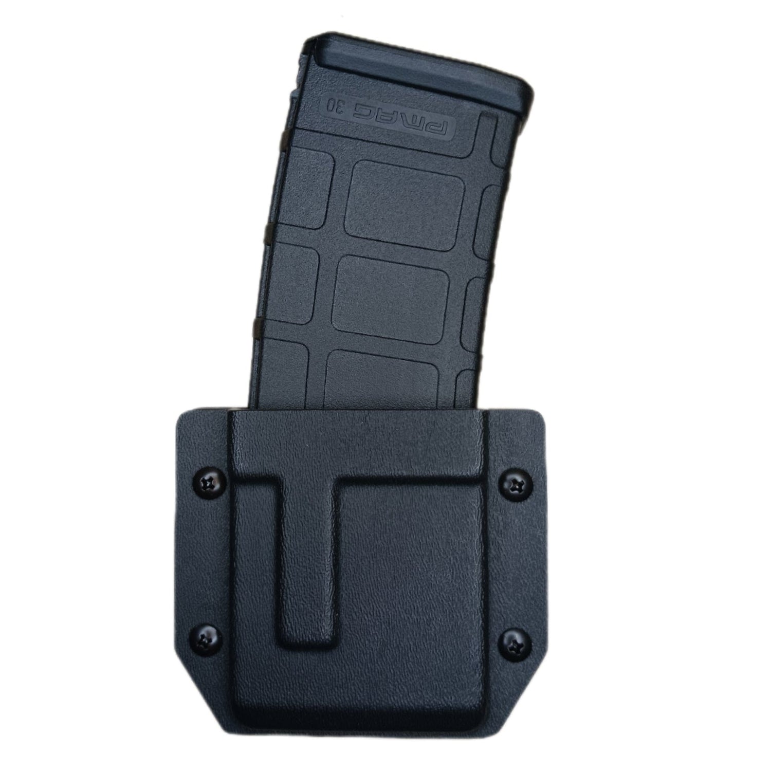 Main view of adjustable AR15/M4 magazine carrier pouch with durable construction