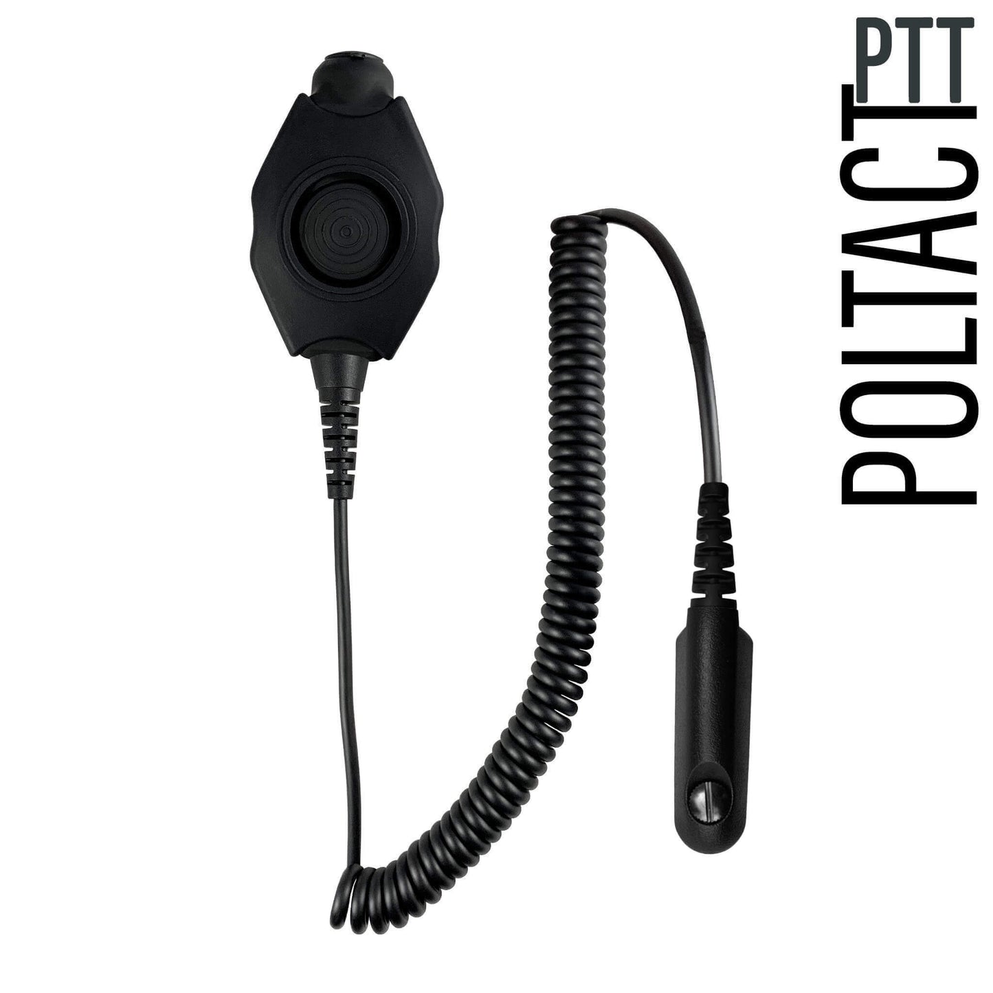 PolTact V2 Tactical Comms Helmet Headset w/ Active Hearing Protection - Motorola: HT750/1250/1550, MTX850/950/960/8250/9250, PR860 & More