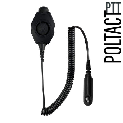 Tactical Radio Amplified PTT for Headset: NATO/Military Wiring, Gentex, Ops-Core, OTTO, 3M Peltor ComTac, XPI, MSA, Helicopter, & More - Motorola: HT750/1250/1550, MTX850/950/960/8250/9250, PR860 & More