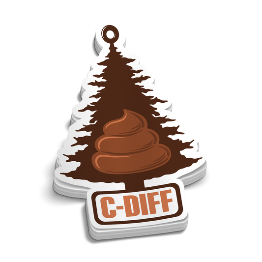 C-Dif Air Freshener | Funny Medical EMT Sticker