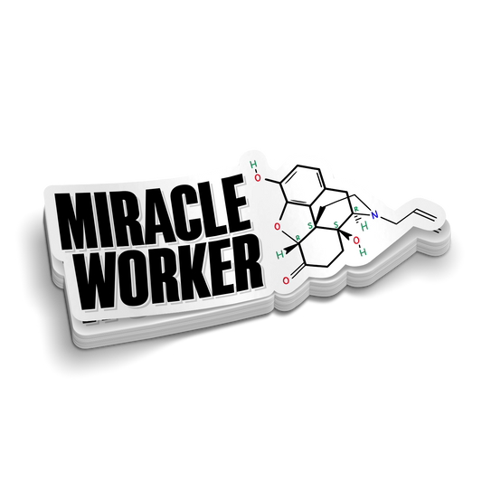 Miracle Worker (Narcan) | Fire Medical Police Stickers