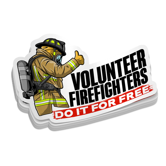 Volunteer Firefighters - Firefighter Stickers