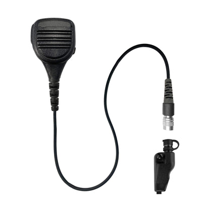 Straight Cable Loud Speaker Hand Mic w/ Quick Disconnect (Hirose) Connector - All Kenwood Multi-Pin TK & NX Series