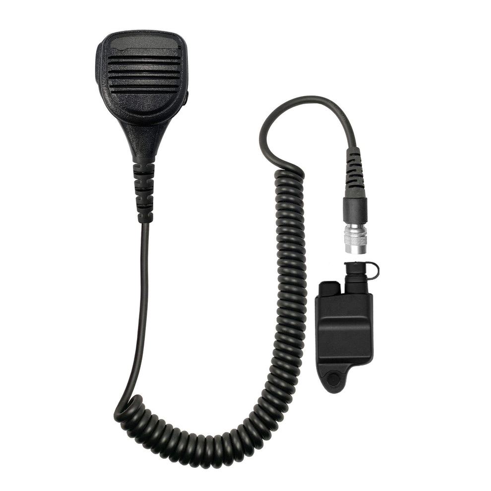 Loud Quick Disconnect (Hirose) Speaker Hand Mic- Harris & M/A-Com 700P ...