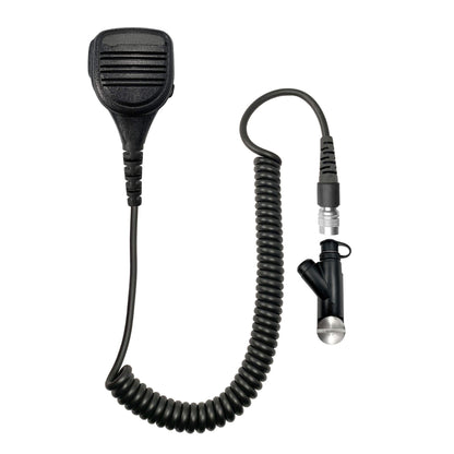 Loud Quick Disconnect (Hirose) Speaker Hand Mic- Harris XL-150/P, XG-100/P, XL-185/P/Pi, XL-200/P/Pi, XL-400 & More