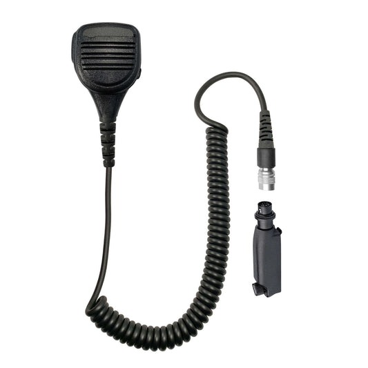 Loud Quick Disconnect (Hirose) Speaker Hand Mic- Sepura Tetra STP8000, STP9000, SBP/SCP/SEP8000, SC20, SC21 & more