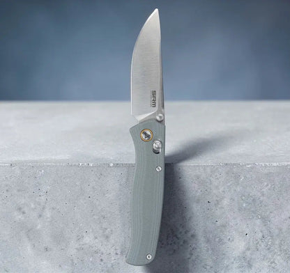 SRM 255L-GK2 Gray Ambi-Lock Folding Knife