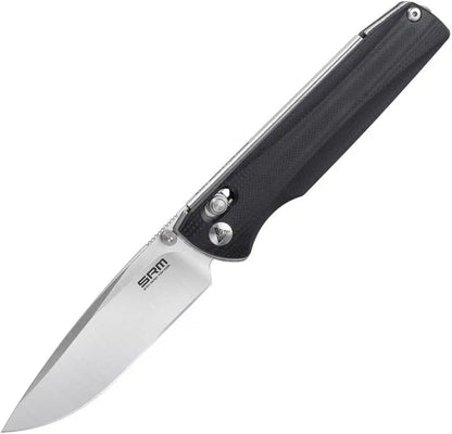 SRM 258L Black G10 Ambi Lock Folding Knife