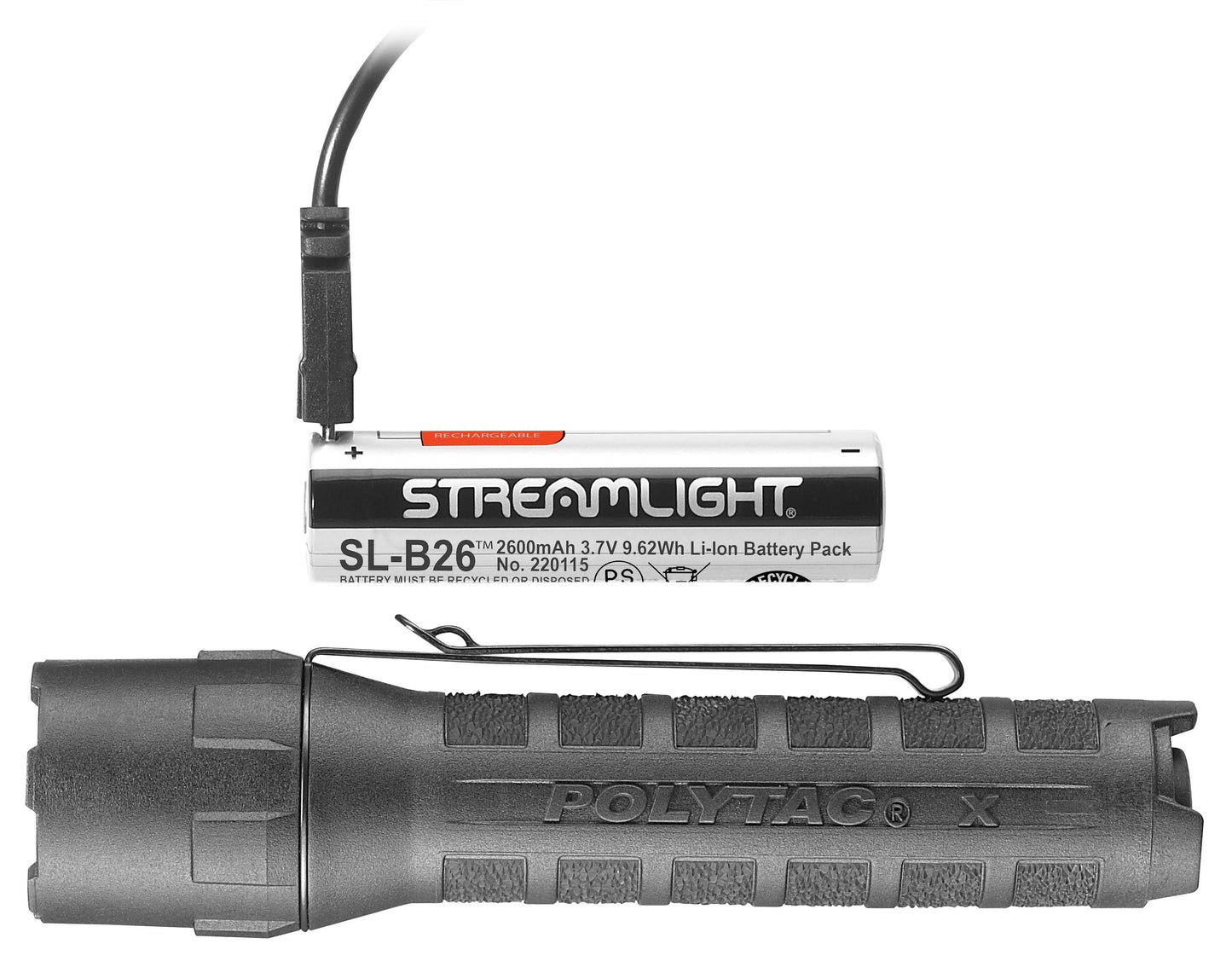 Streamlight Polytac X | 600 Lumens Tactical Flashlight