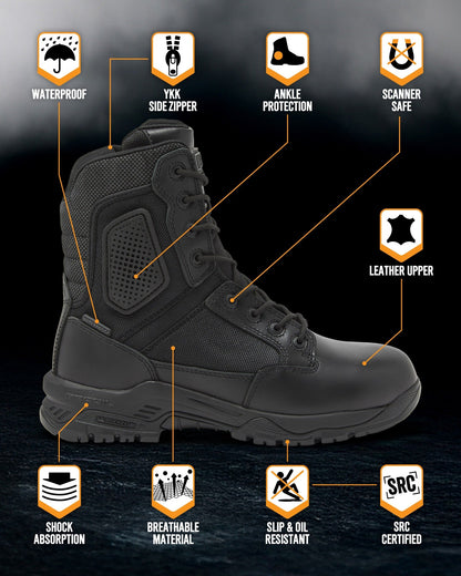 STRIKE FORCE 8" Boot SZ WP