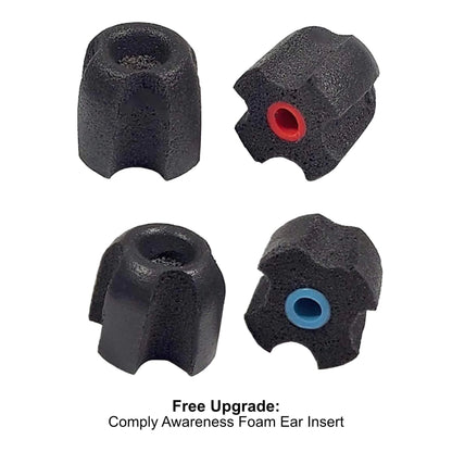 Tactical Braided Fiber Mic & Tube Earpiece Kit w/ Quick Disconnect (Hirose) Connector - Motorola: HT750/1250/1550, MTX850/950/960/8250/9250, PR860 & More