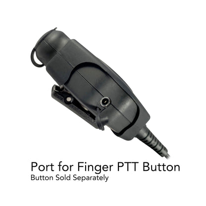 Tactical Radio Adapter/PTT for Headset: NATO/Military Wiring, Gentex, Ops-Core, OTTO, 3M Peltor ComTac, XPI, MSA, Helicopter, & More - Harris/Thales/Tri- PRC, Falcon Series, MBITR Series, (NATO U229/U329 Connector)
