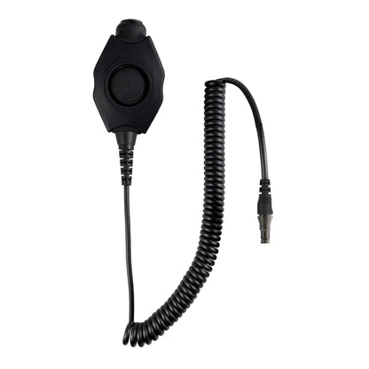 PolTact V2 Tactical Comms Helmet Headset w/ Active Hearing Protection - Harris Falcon III RF-7800S SPR - 9 Pin Fischer Connector