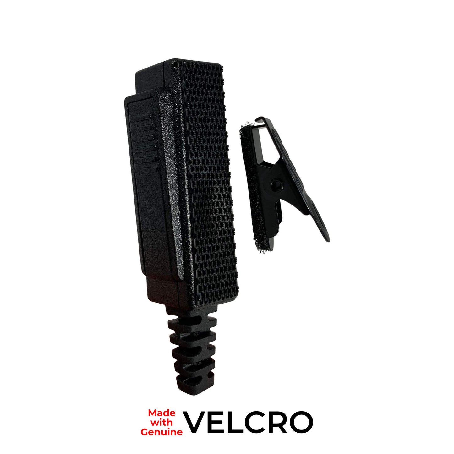 Velcro Tactical Braided Fiber Mic & Tube Earpiece Kit- Yaesu 2 Pin: FT-65, FT25, FT-4XR, FT-4VR