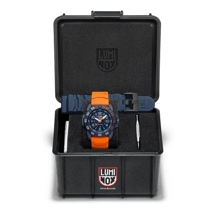 Luminox Tritium Orange/Blue Navy Seal Foundation 45MM Watch