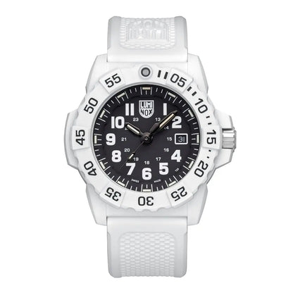 Luminox Tritium White Navy SEAL 45MM Military Dive Watch