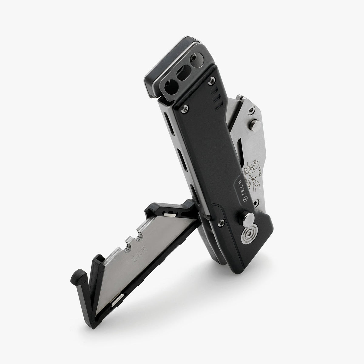 EDC Utility Knife with Blade Storage
