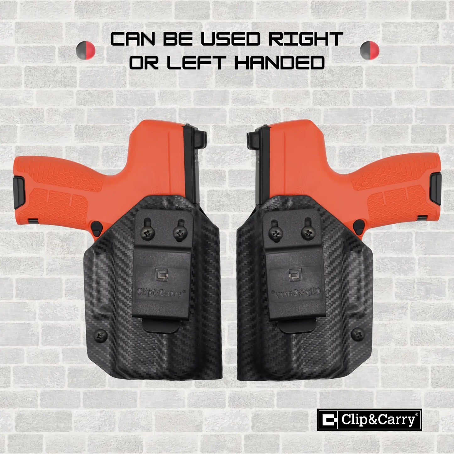 IWB/OWB Kydex Holster for Byrna CL – Ambidextrous | RMR Optic Compatible