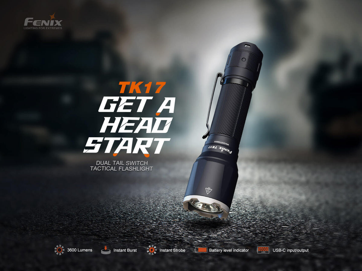 Fenix TK17 Dual Switch Tactical Flashlight