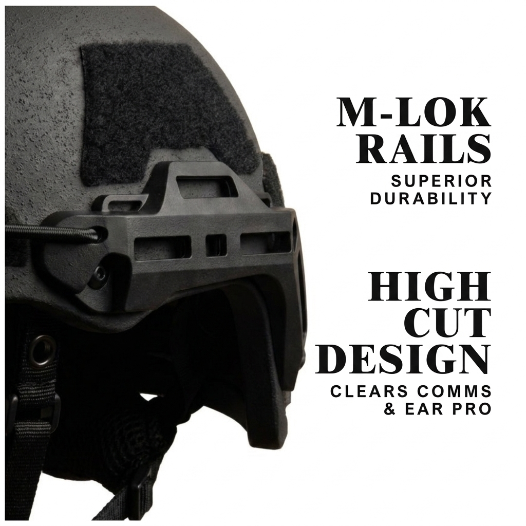 ATE® GEN2 Ballistic Helmet | NIJ IIIA High-Cut – Hard Head Veterans