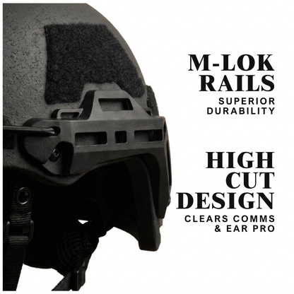 ATE® GEN2 Ballistic Helmet | NIJ IIIA High-Cut – Hard Head Veterans