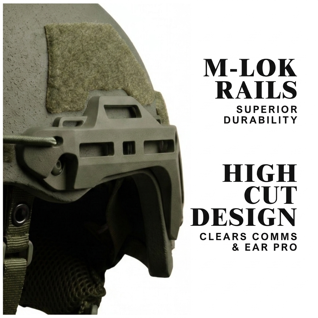 ATE® GEN2 Ballistic Helmet | NIJ IIIA High-Cut – Hard Head Veterans