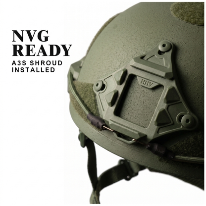 ATE® GEN2 Ballistic Helmet | NIJ IIIA High-Cut – Hard Head Veterans
