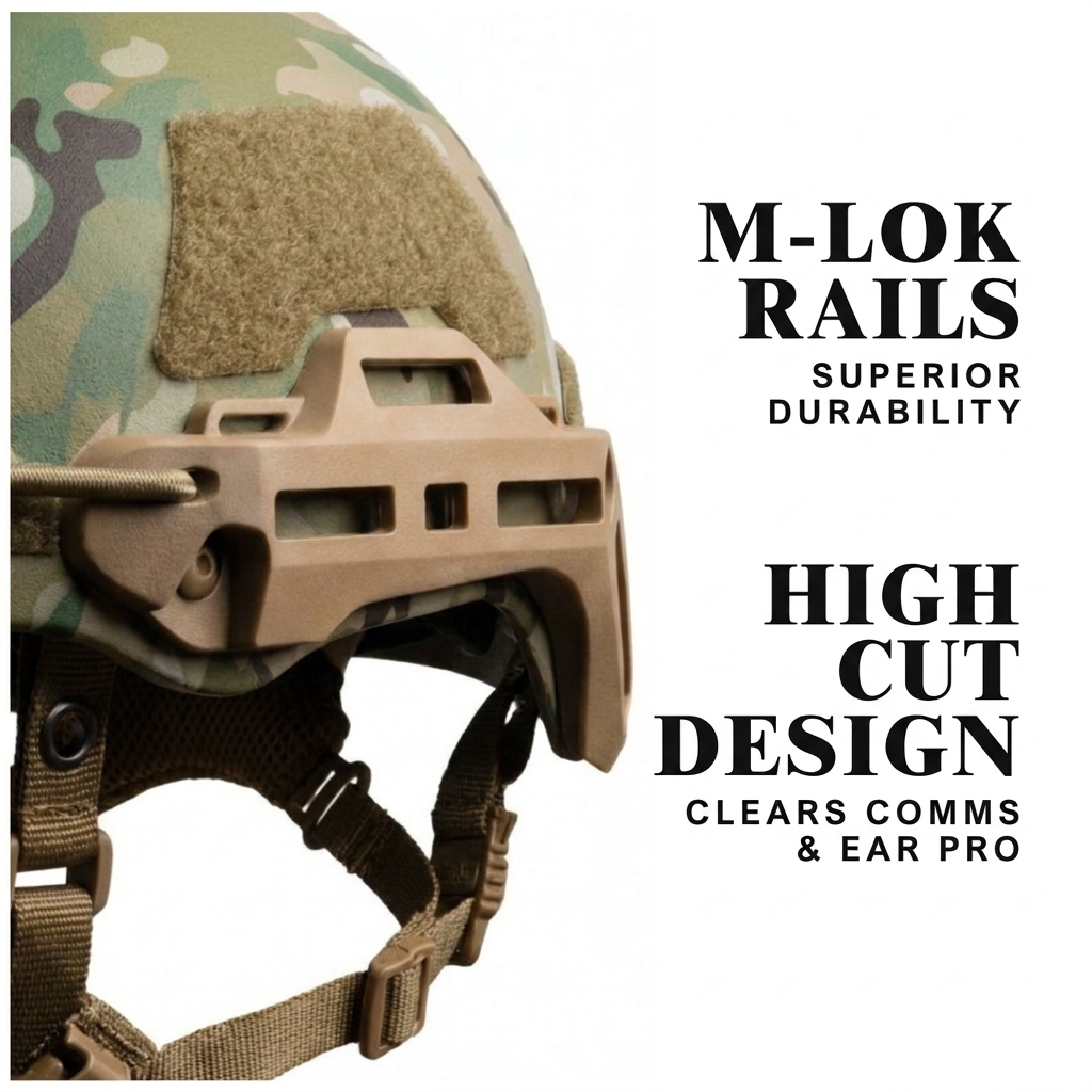 ATE® GEN2 Ballistic Helmet | NIJ IIIA High-Cut – Hard Head Veterans