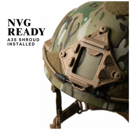 ATE® GEN2 Ballistic Helmet | NIJ IIIA High-Cut – Hard Head Veterans