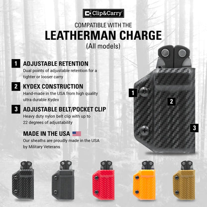 Kydex Sheath for Leatherman Charge & Charge +