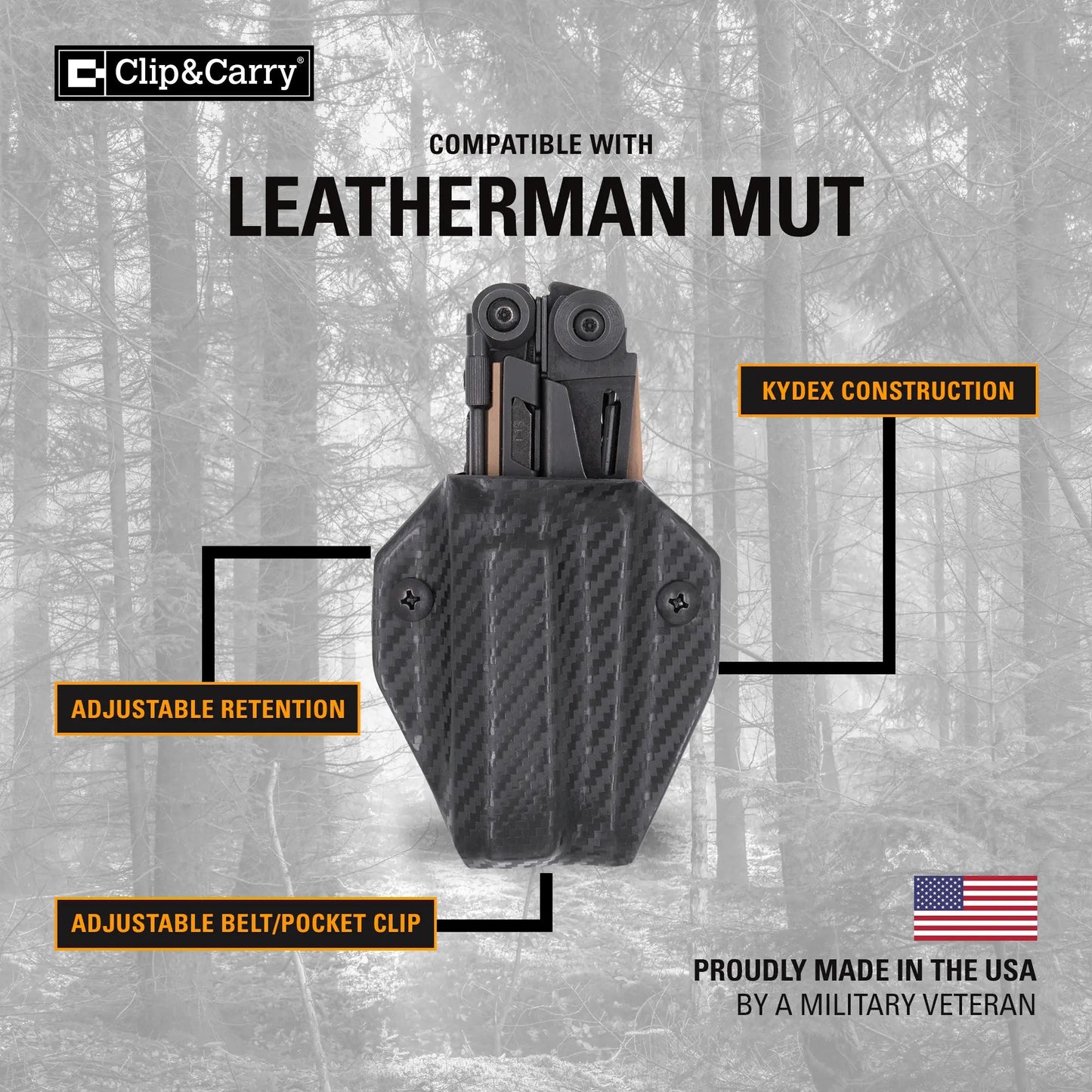 Kydex Sheath for the Leatherman Mut