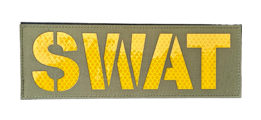 (3"×9") "SWAT" REFLECTIVE VELCRO PATCH