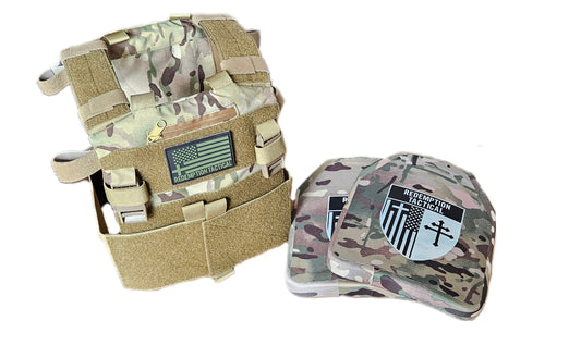 8x10 Level IV Recon 2.0 Armor Kit (Pair Level IV 8x10 Plates or Bundle 8x10 Plates +Recon 2.0 Carrier)